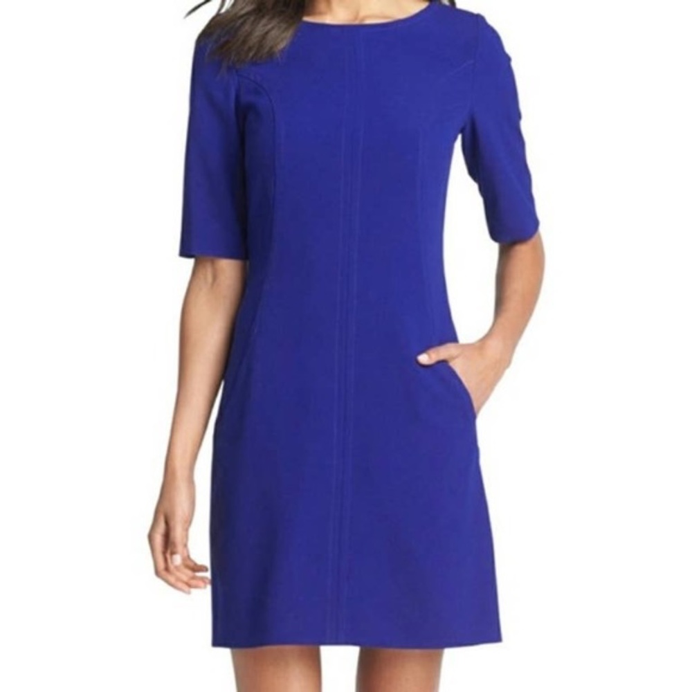 NWT TAHARI Daisy dress in cobalt blue - Size 10